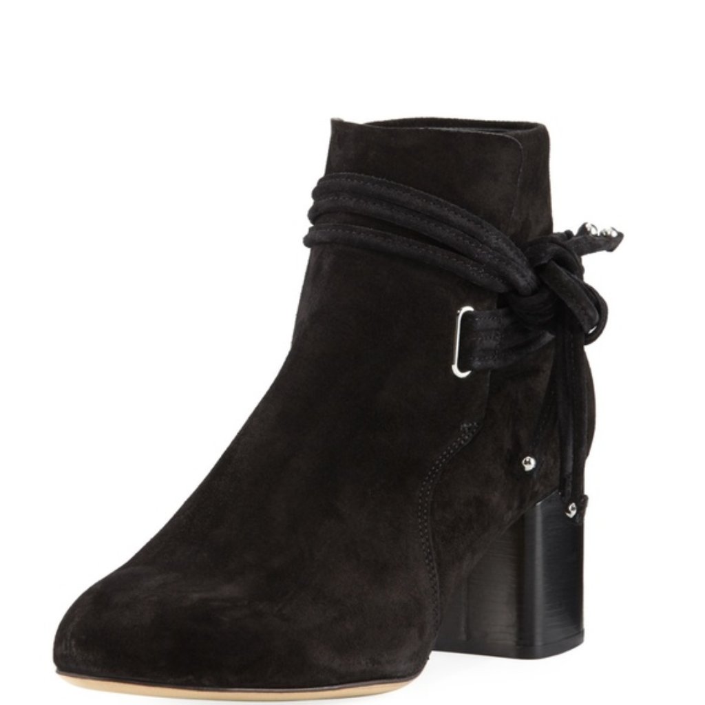Rag & Bone Dalia Ii Suede Tie Boot Ankle Bootie, 7